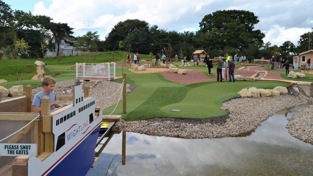 An 18-hole Adventure Golf course, in a tranquil spot overlooking the Solent, brings in a more diverse client base.